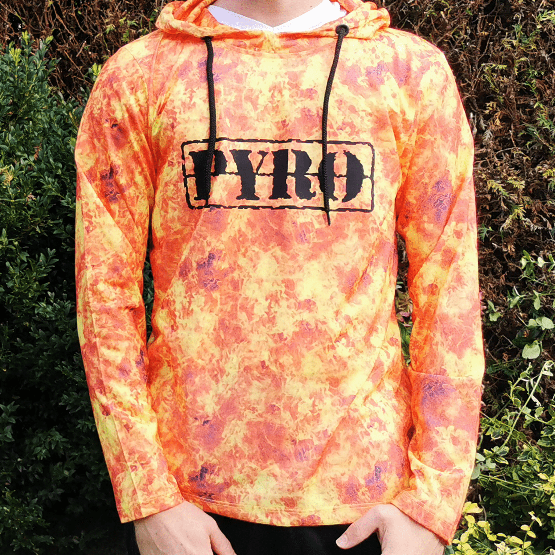 Sweatshirt Fire Explosion PYRO Hooded (all over print)